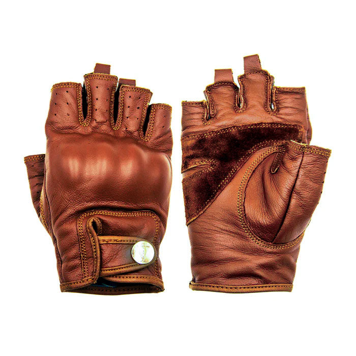 Summer Retro Breathable Fingerless Cycling Gloves-G41