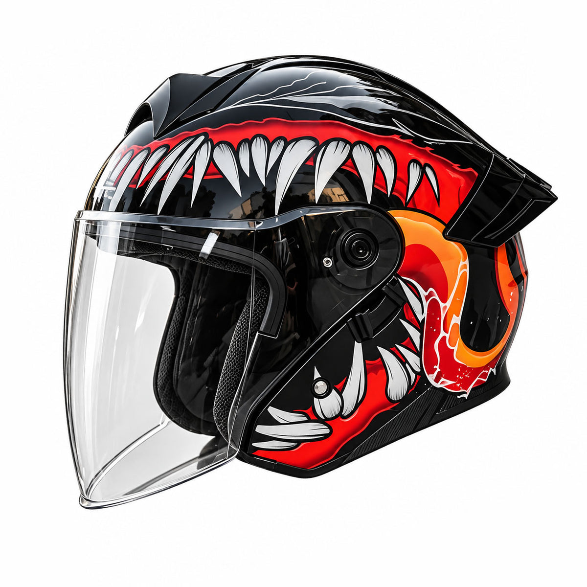 All-Season Motorcycle Helmet with Aurora Visor-I291