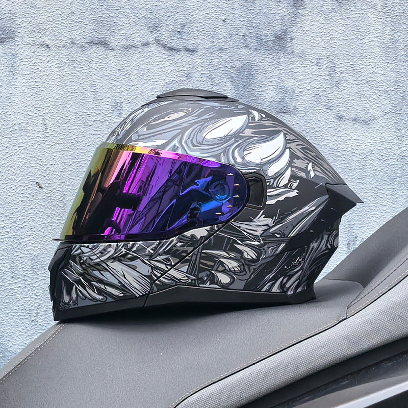 Motorcycle flip helmet-I198