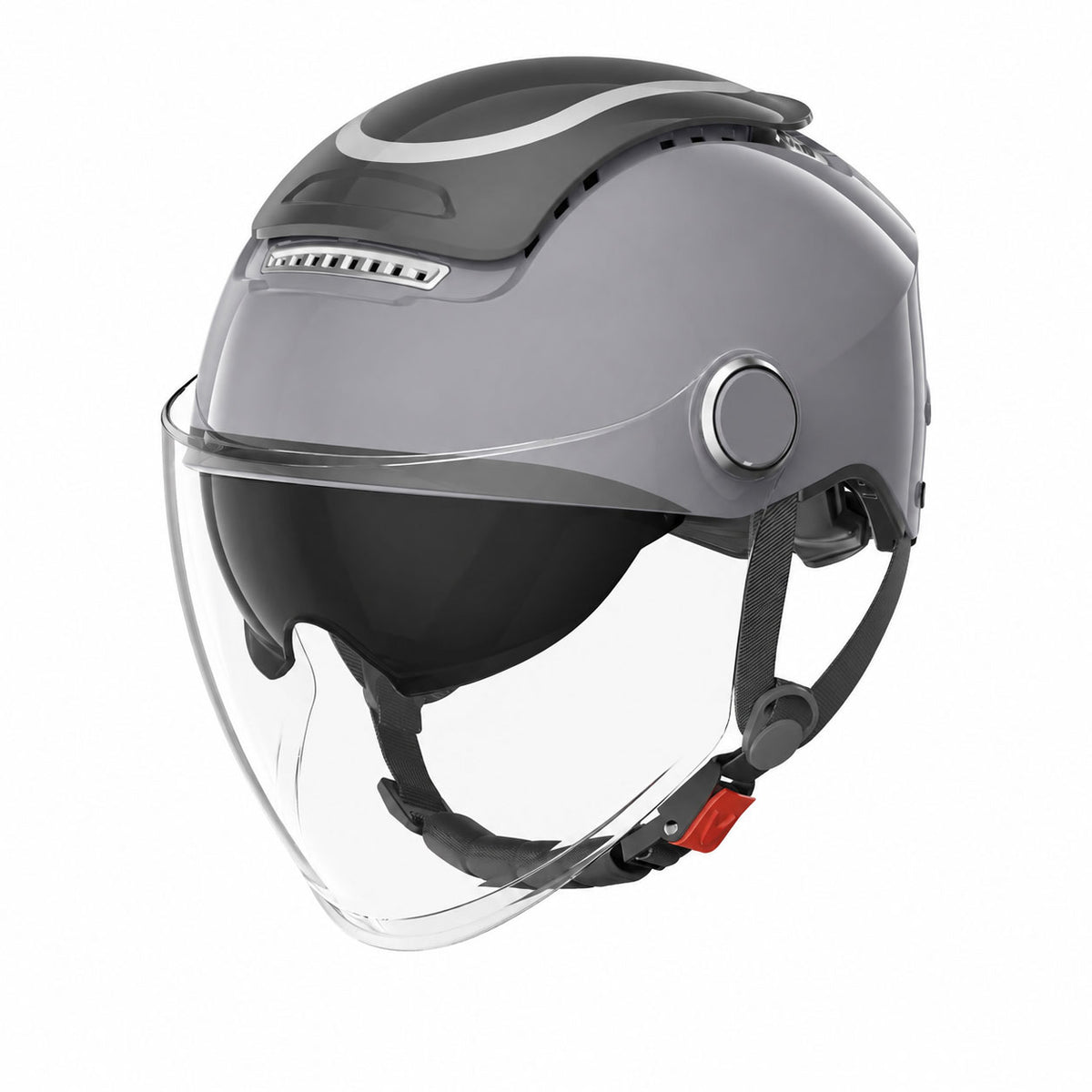 Breathable, sun-protective motorcycle half-helmet-I148