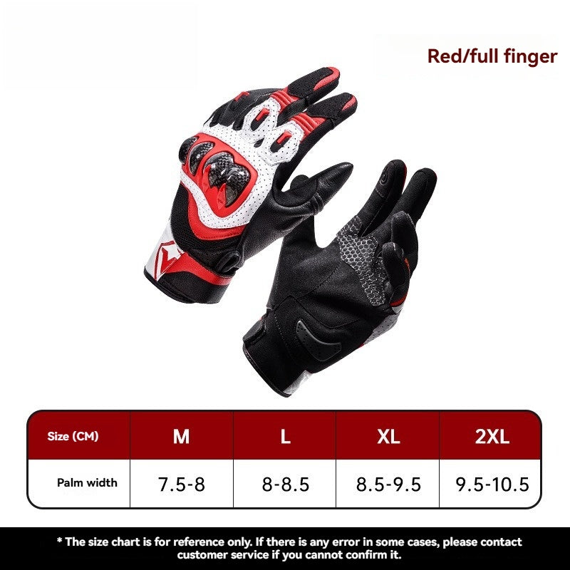 3K Carbon Fiber Shock-Resistant Two-Finger Touchscreen Cycling Gloves - G25