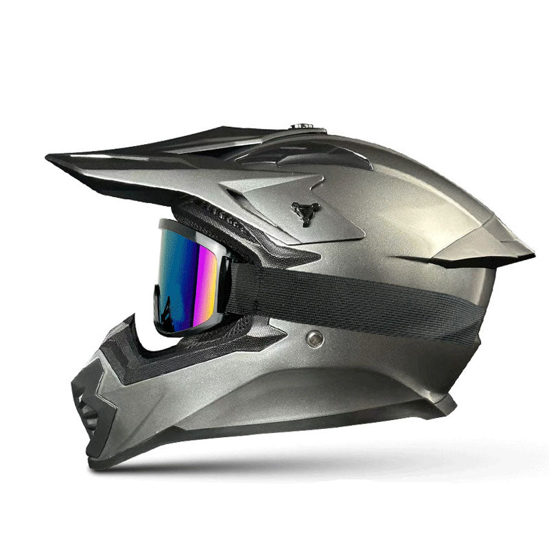 Colorful motocross helmets and goggles-I61