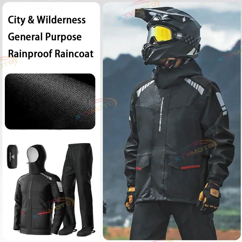 Waterproof motorcycle raincoat TPU-C09