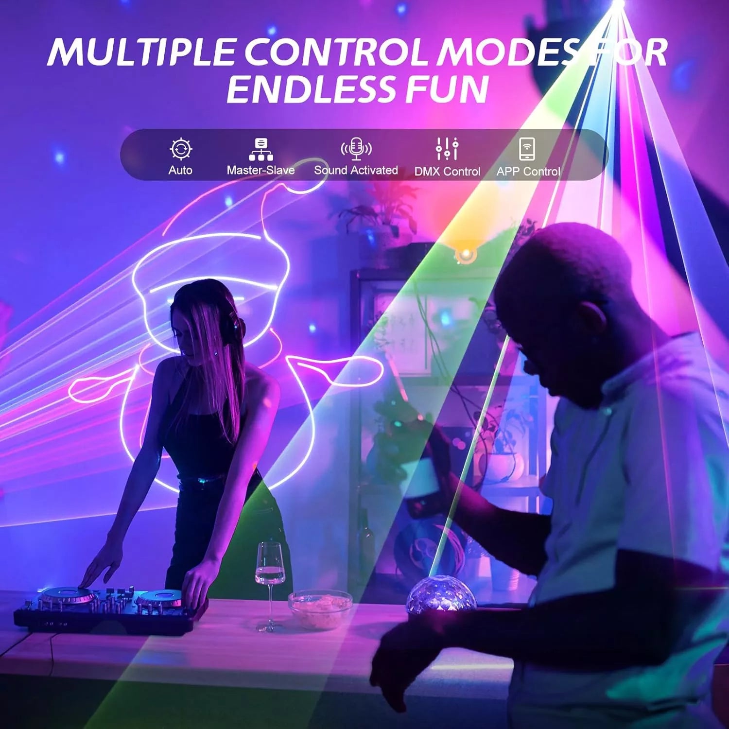 iOS/Android APP IP65 Animation Laser Light-A3