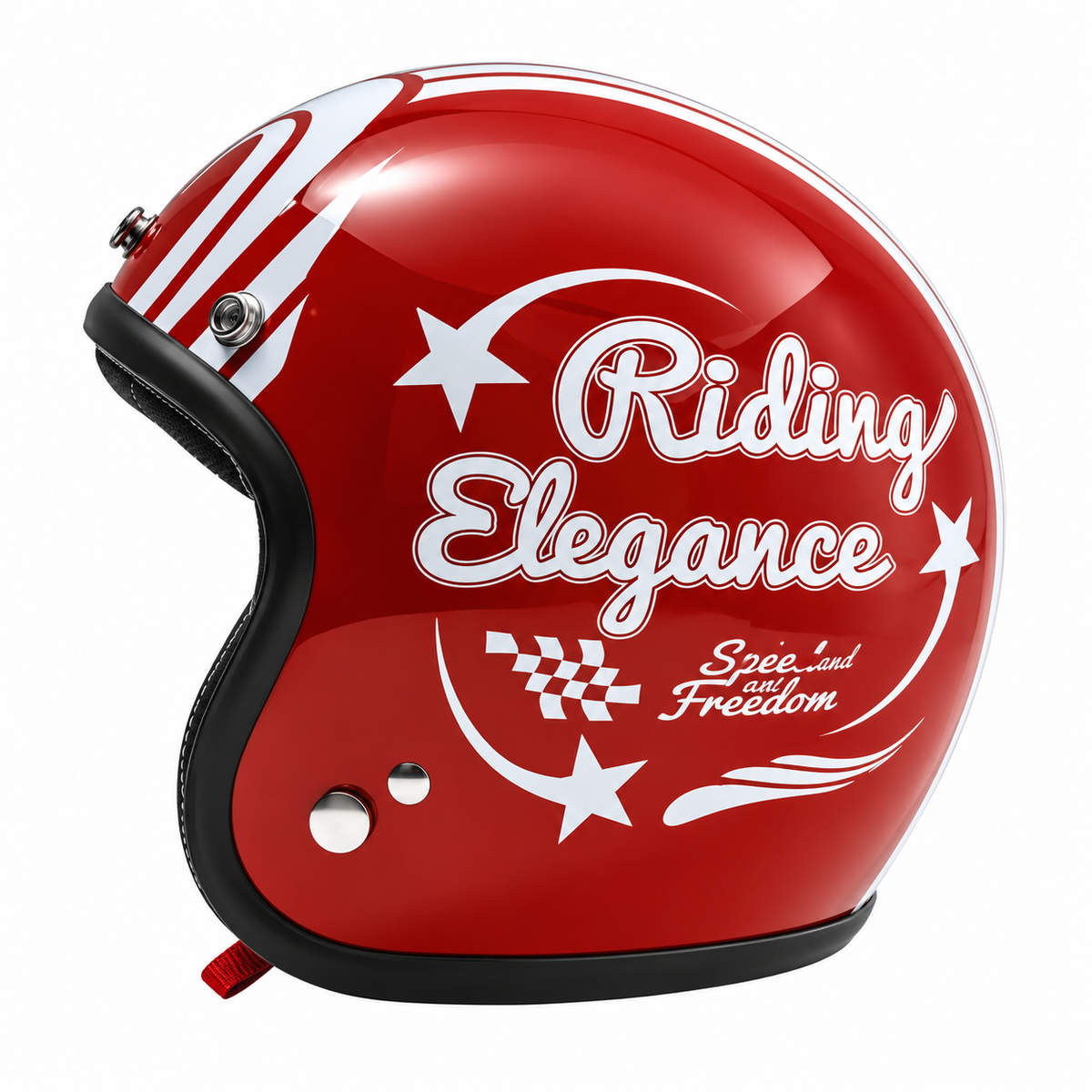 Retro "Big Eye" 3/4 Motorcycle Helmet-I44