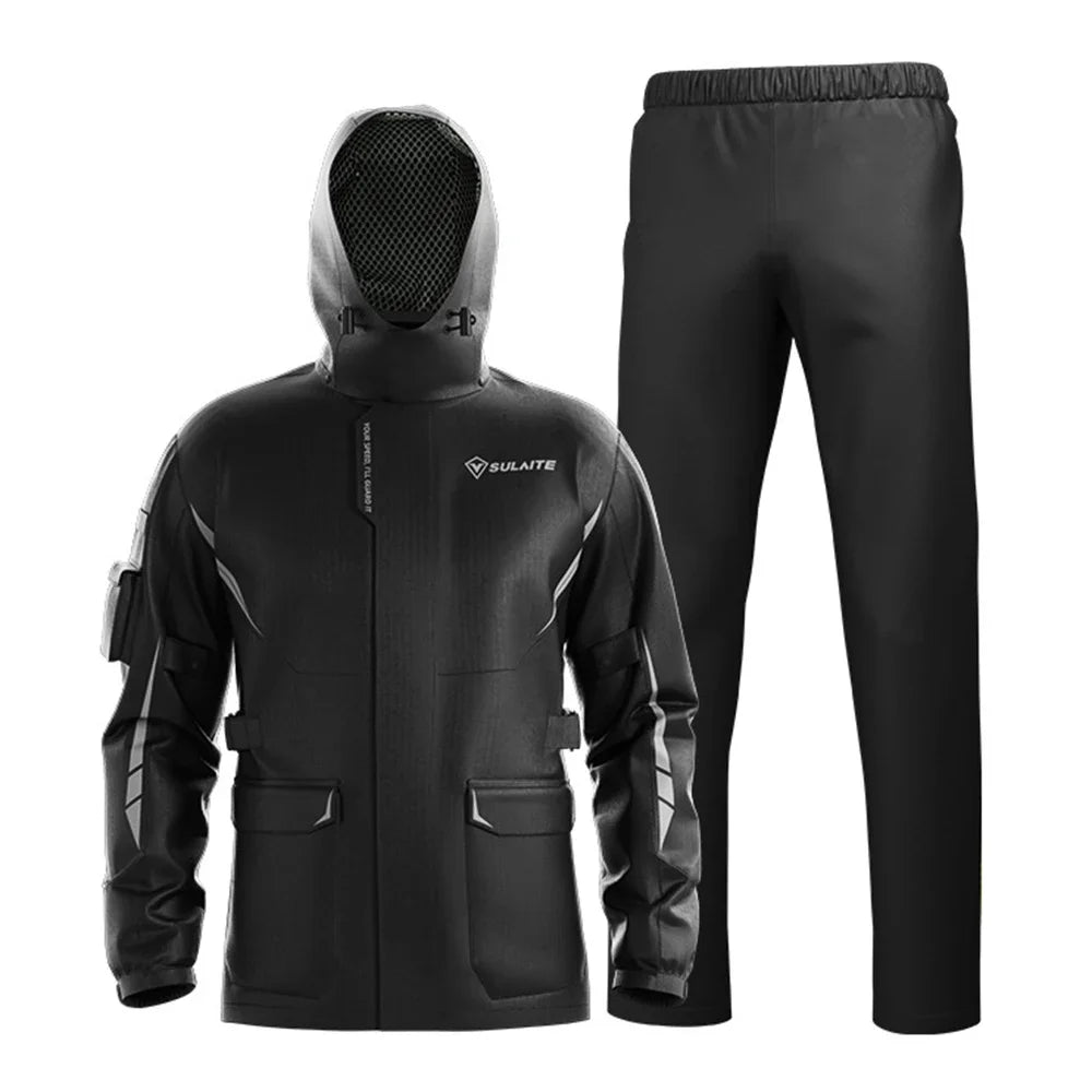 Motorcycle outdoor riding breathable rainproof split suit-J07