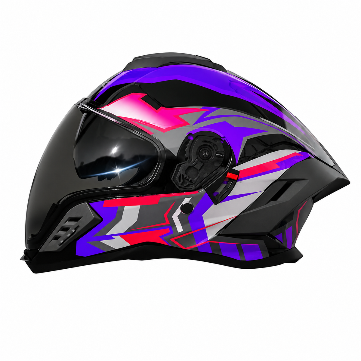 All-season full-face helmet with dual visors-I278