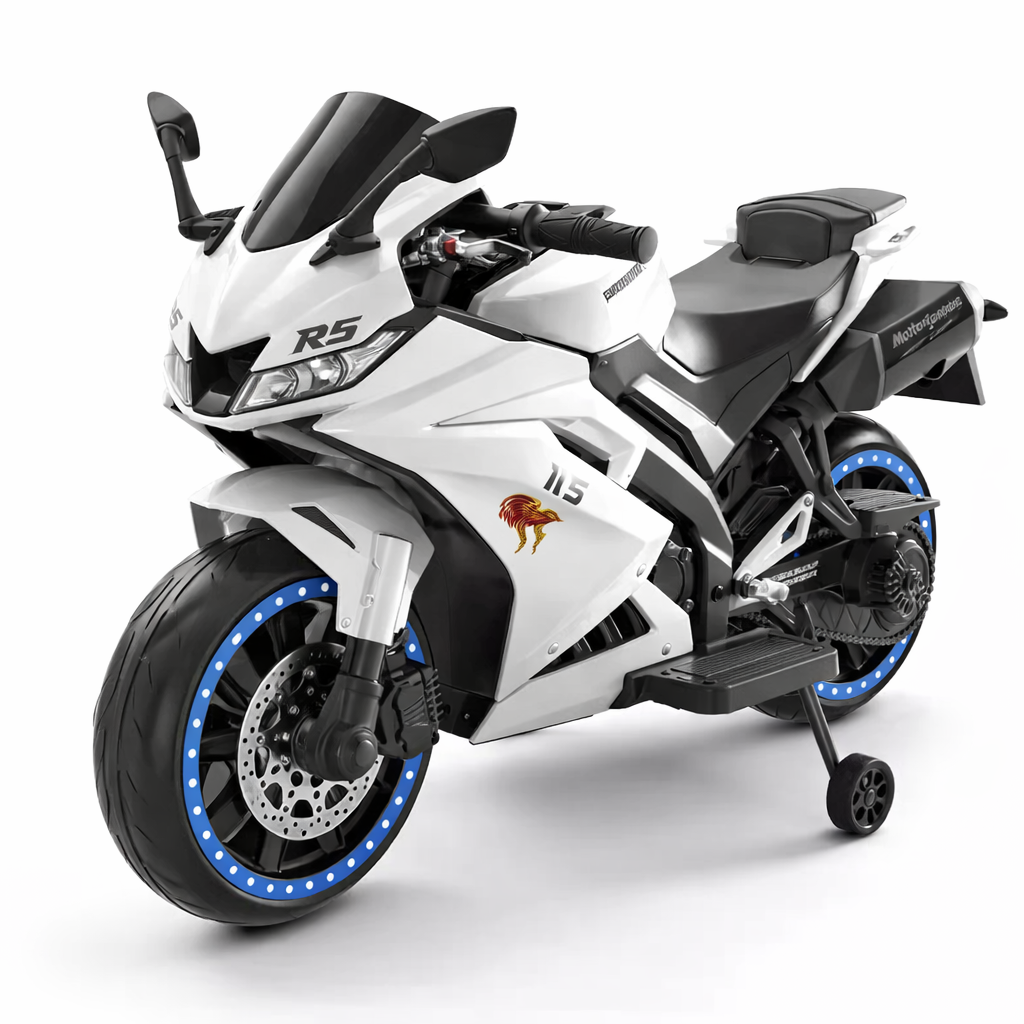 Mini Electric Motorcycle for Kids Red Ride-On Car with Remote Control