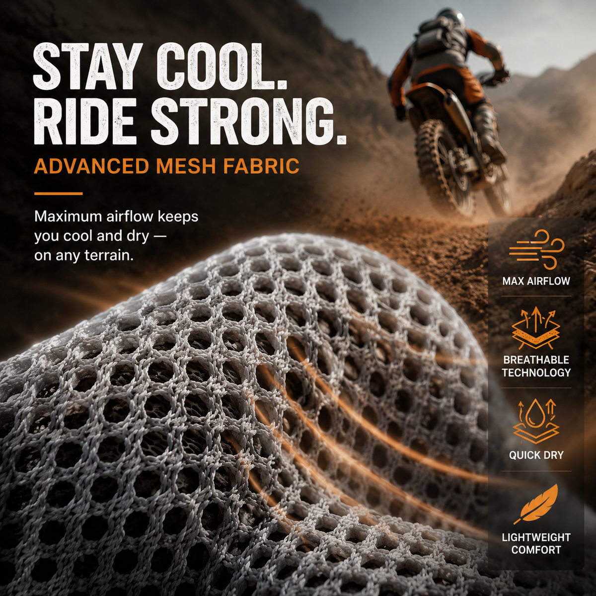 Mesh quick-drying protective clothing and cycling suit-J70