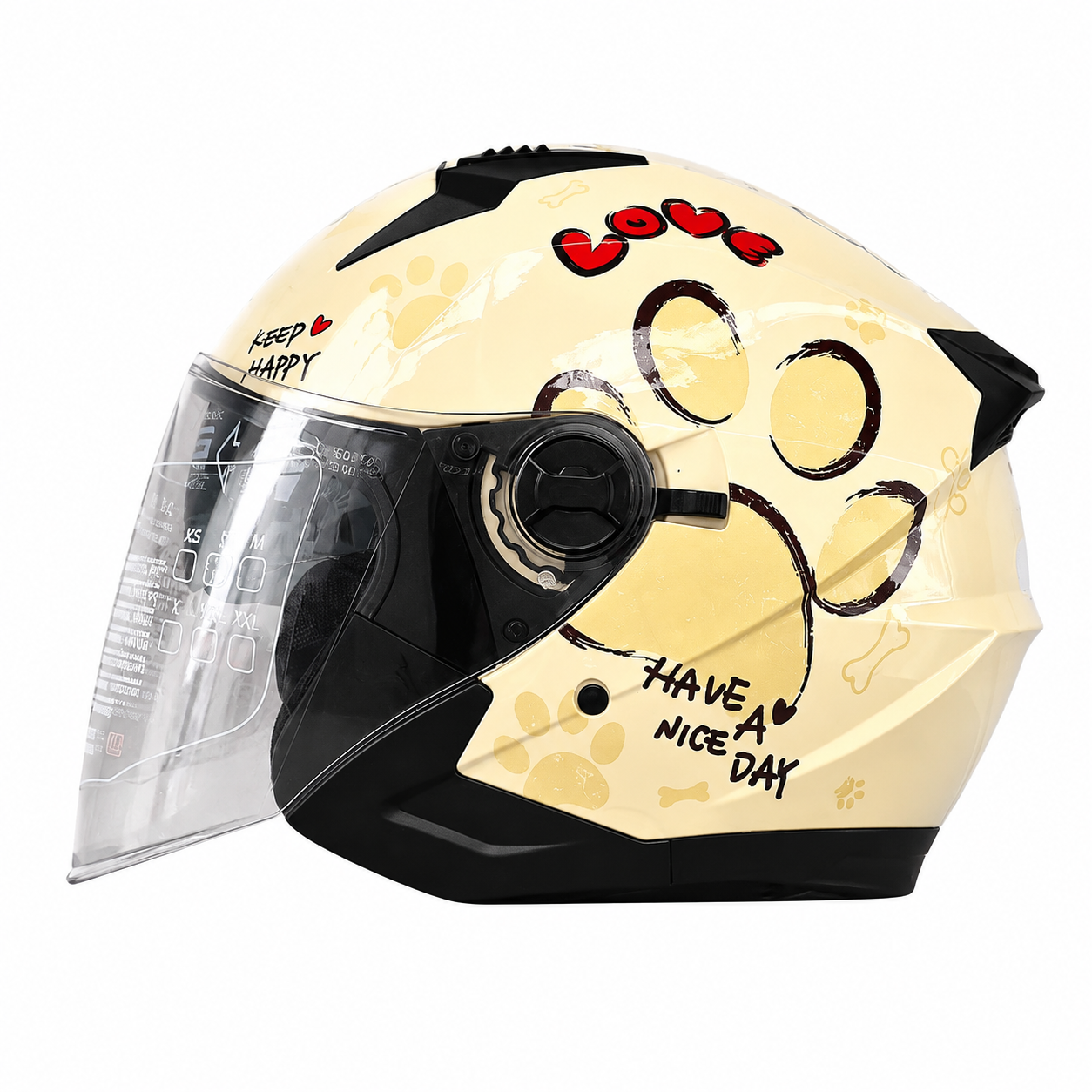 DOT Dual-Mirror Motorcycle Helmet-I216