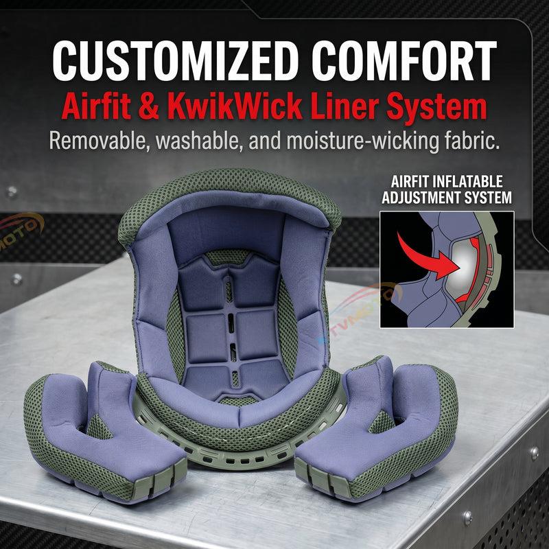 Motorcycle helmet with advanced ventilation system-I58
