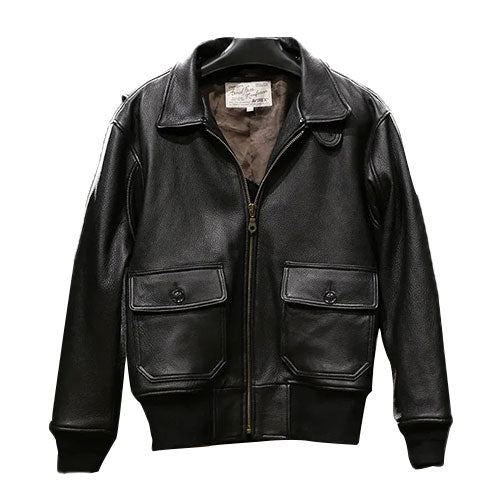 Air flight suit thick goatskin jacket-A14