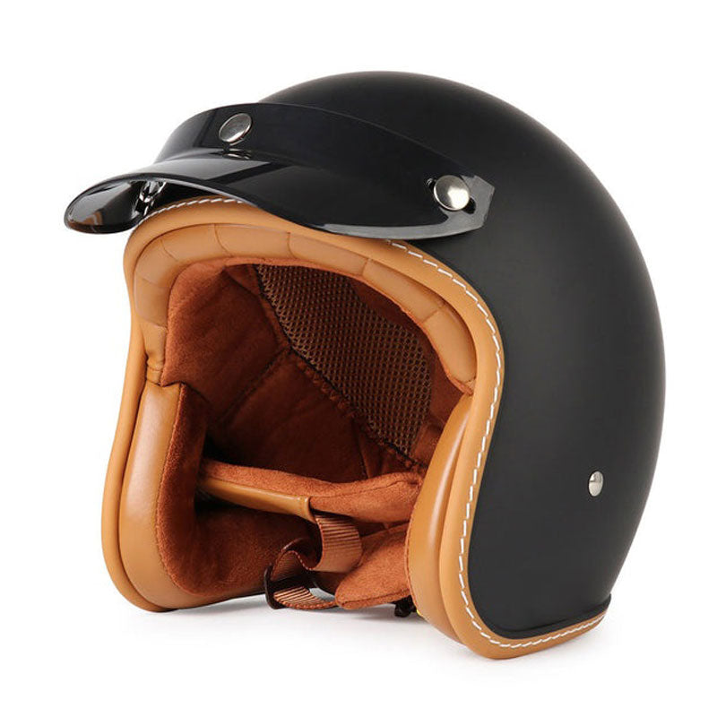 DOT Motorcycle Helmet 3/4 Half Helmet-I17