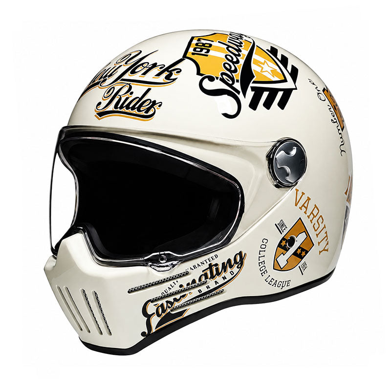 Retro motorcycle helmet cruise personalization-I182