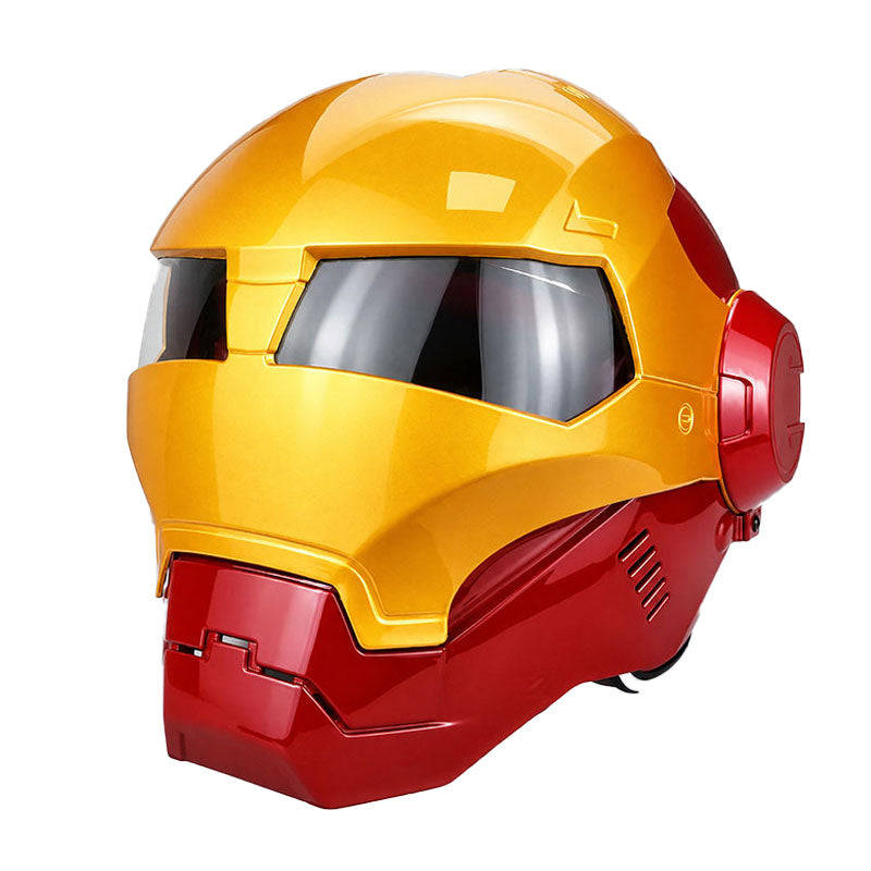 Sci-Fi Robot-Style Full-Face Helmet-I11