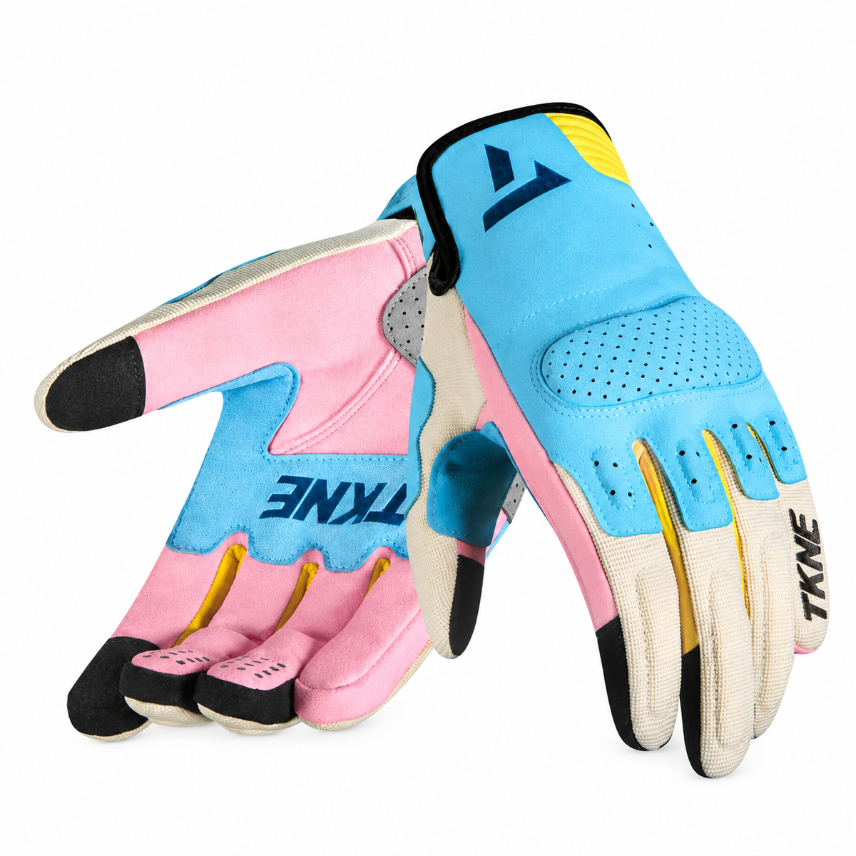 KTVMOTO Retro Touchscreen Motorcycle Riding Gloves-G54
