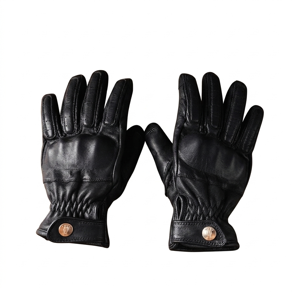 Retro windproof and durable motorcycle gloves-G46
