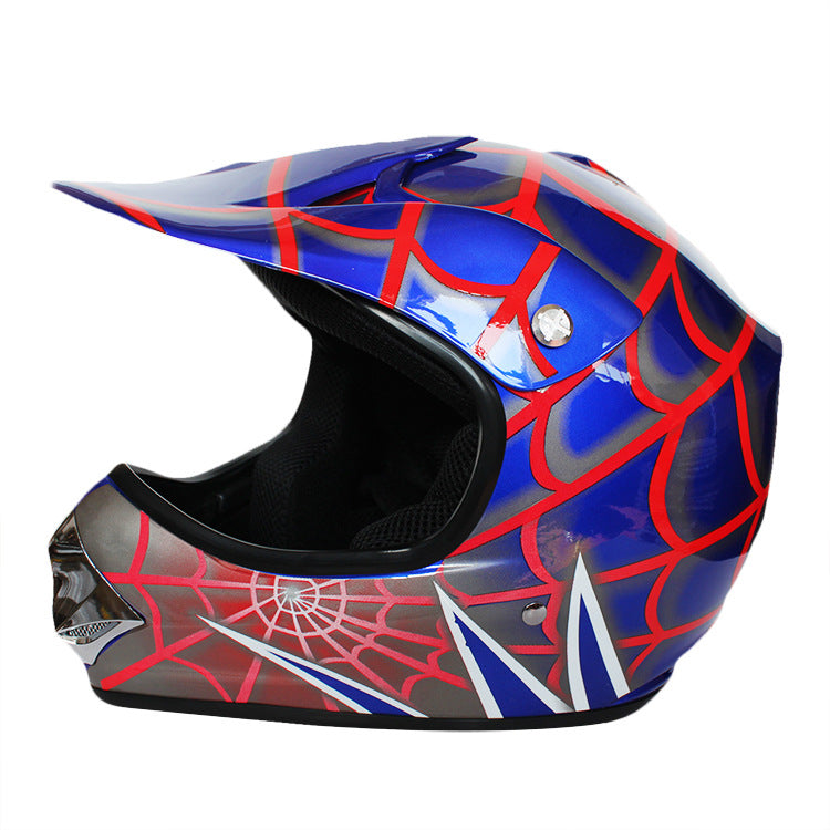 Spiderweb Off-Road Motorcycle Full-Face Helmet-I108