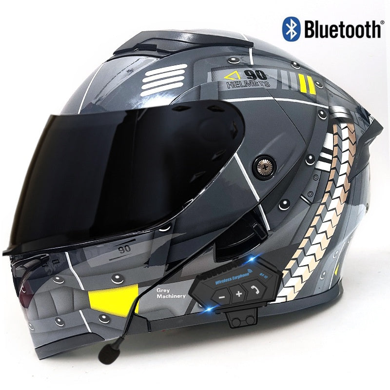 Windproof and noise-reducing full-face racing helmet-I92