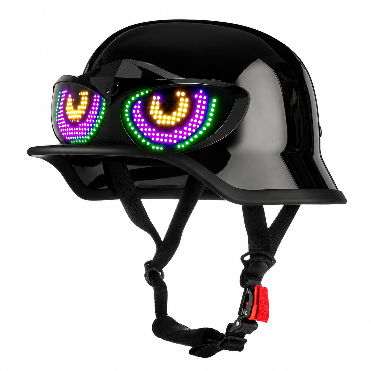 Retro Harley Cruiser Motorcycle Half Helmet-I142