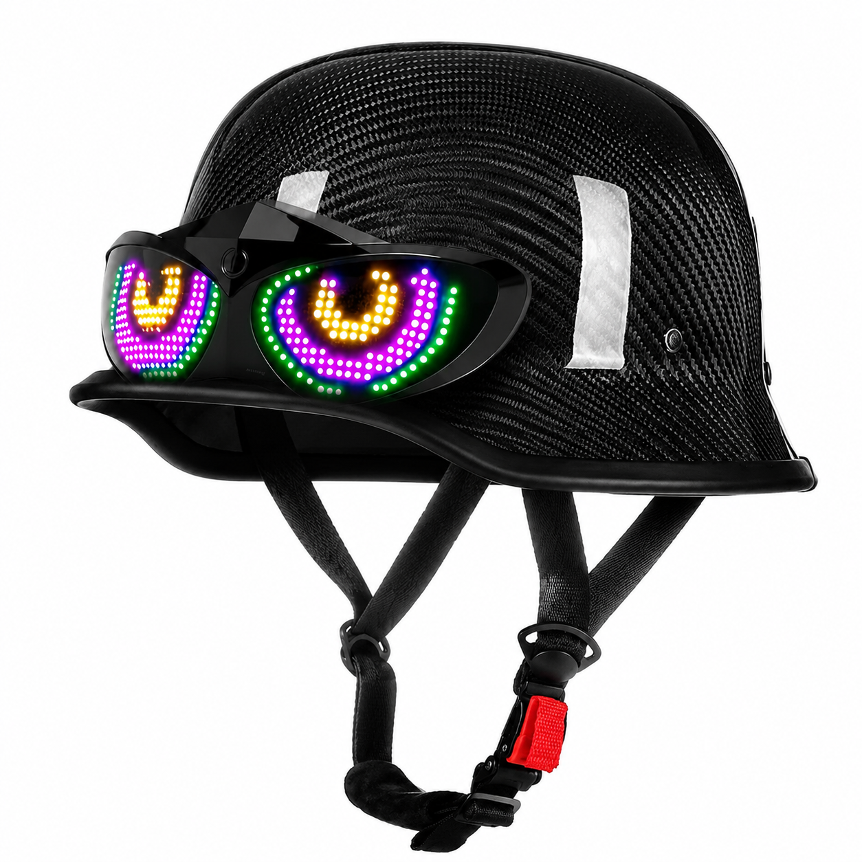 Retro Harley Cruiser Motorcycle Half Helmet-I142