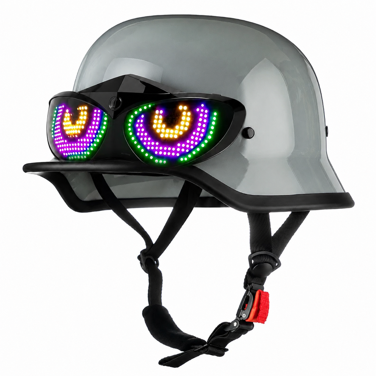 Retro Harley Cruiser Motorcycle Half Helmet-I142