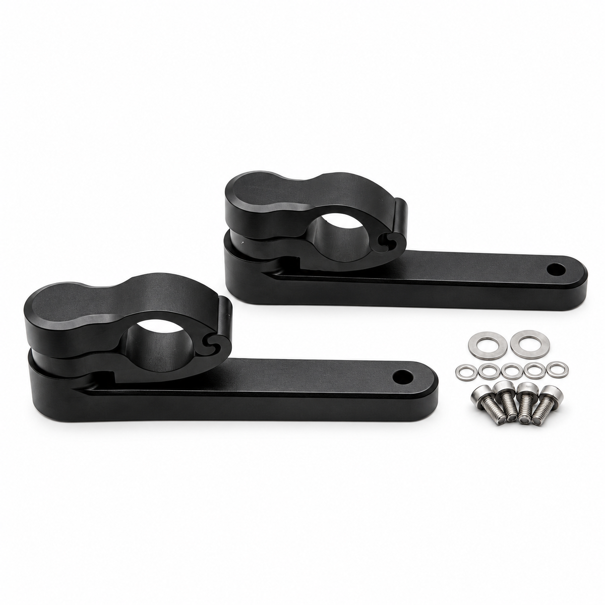 KTVMOTO Harley & Gold Wing GL1800 Auxiliary Light Mount Brackets-ML17
