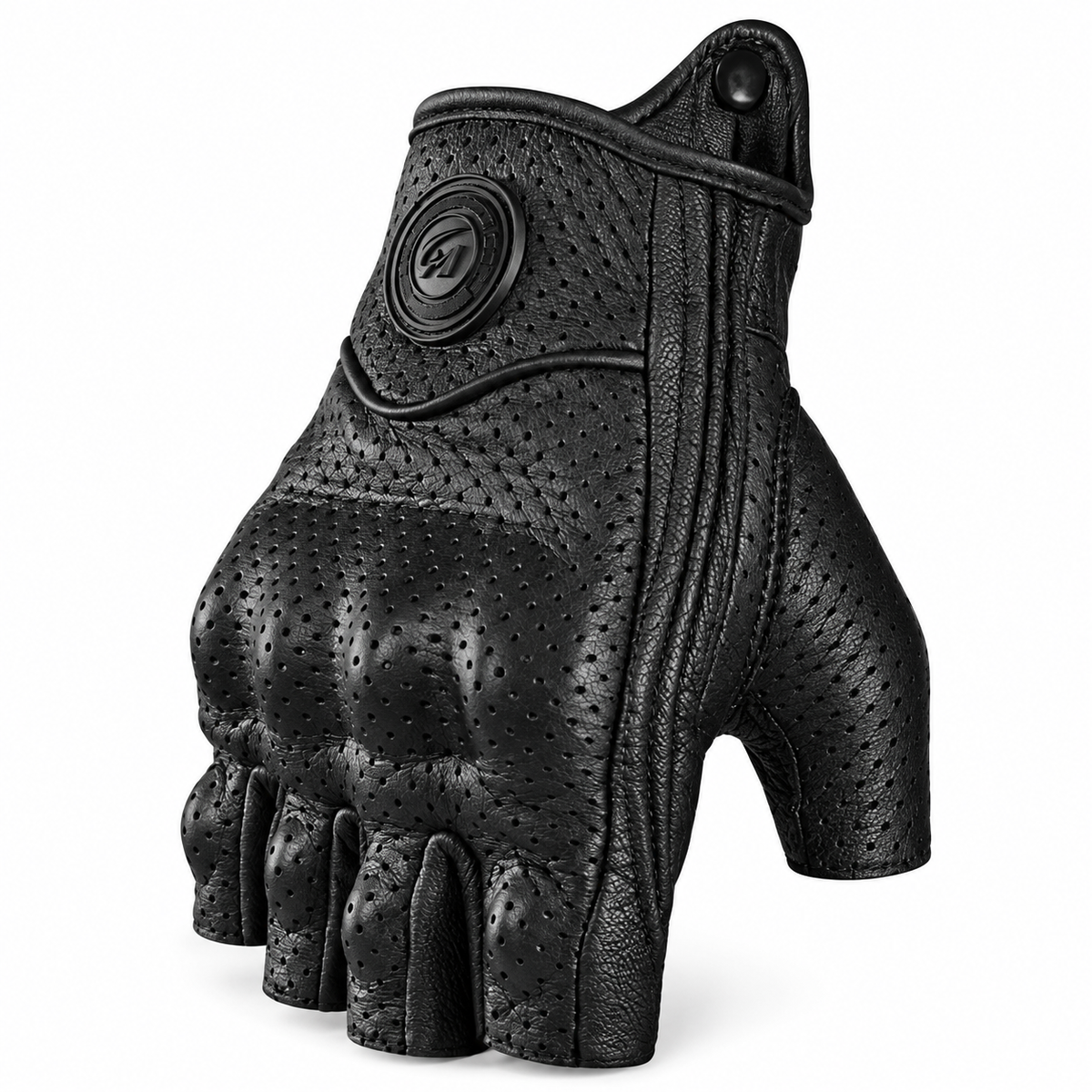 KTVMOTO Touchscreen Genuine Leather Motorcycle Riding Gloves - G105