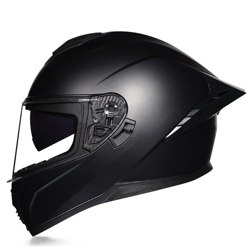 Dual-Visor Full-Face Motorcycle Commuter Helmet-I196