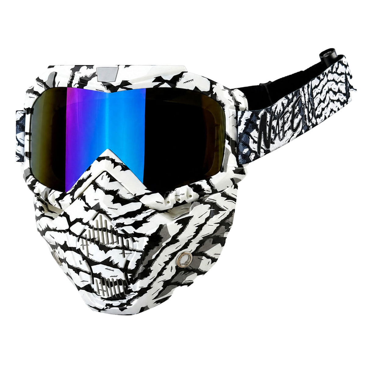 KTVMOTO Motorcycle Riding Goggles and Protective Face Mask-H02