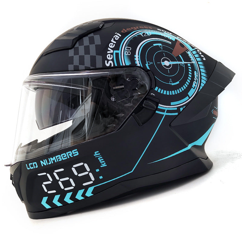 Tech graffiti full-face motorcycle helmet-I48
