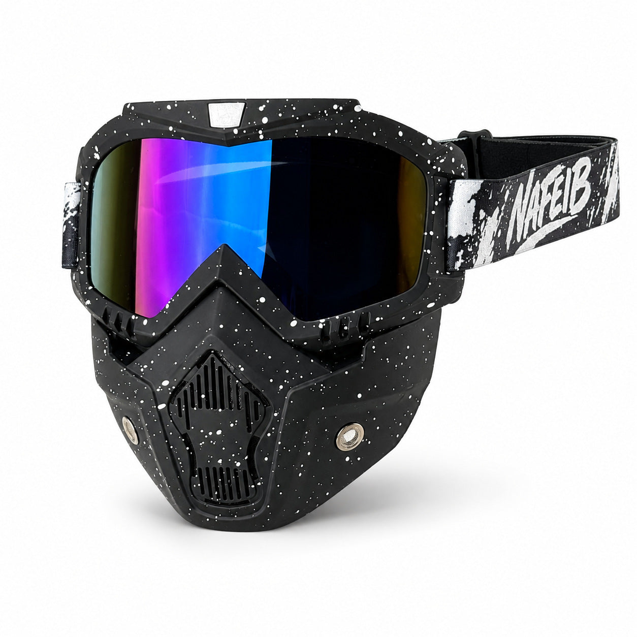 Motorcycle riding mask helmet goggles detachable face shield-H48