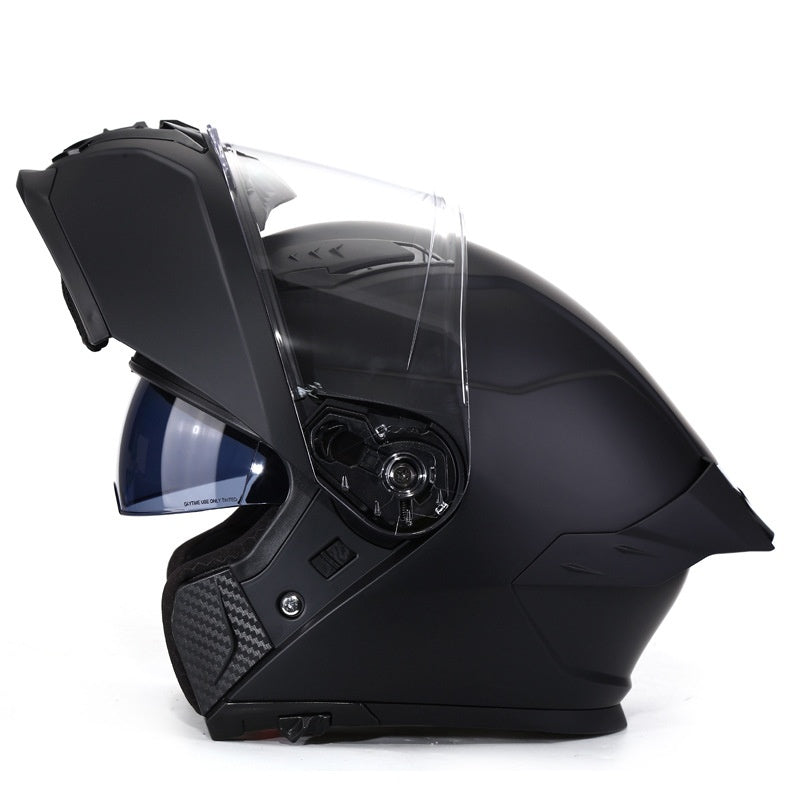 Dual-lens Bluetooth flip-up helmet-I88