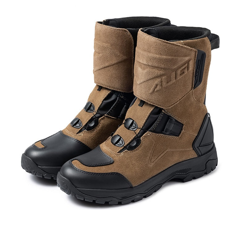 Leather Motorcycle Riding Boots-K100