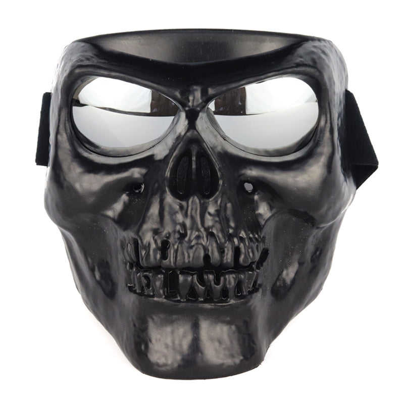 KTVMOTO Motorcycle Skull Graffiti Windproof Face Mask-H80