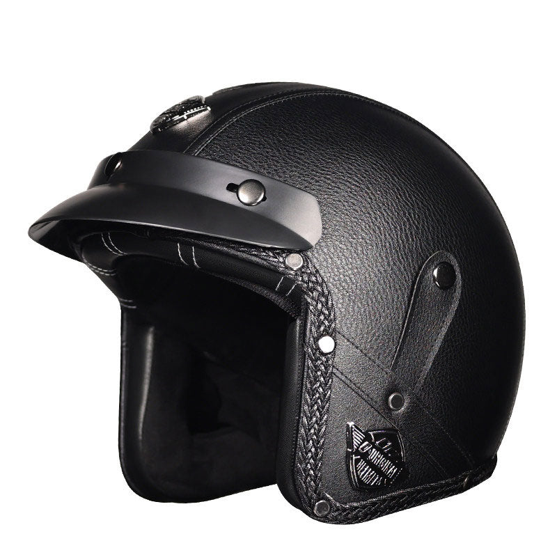 3C certified retro motorcycle helmet-I26