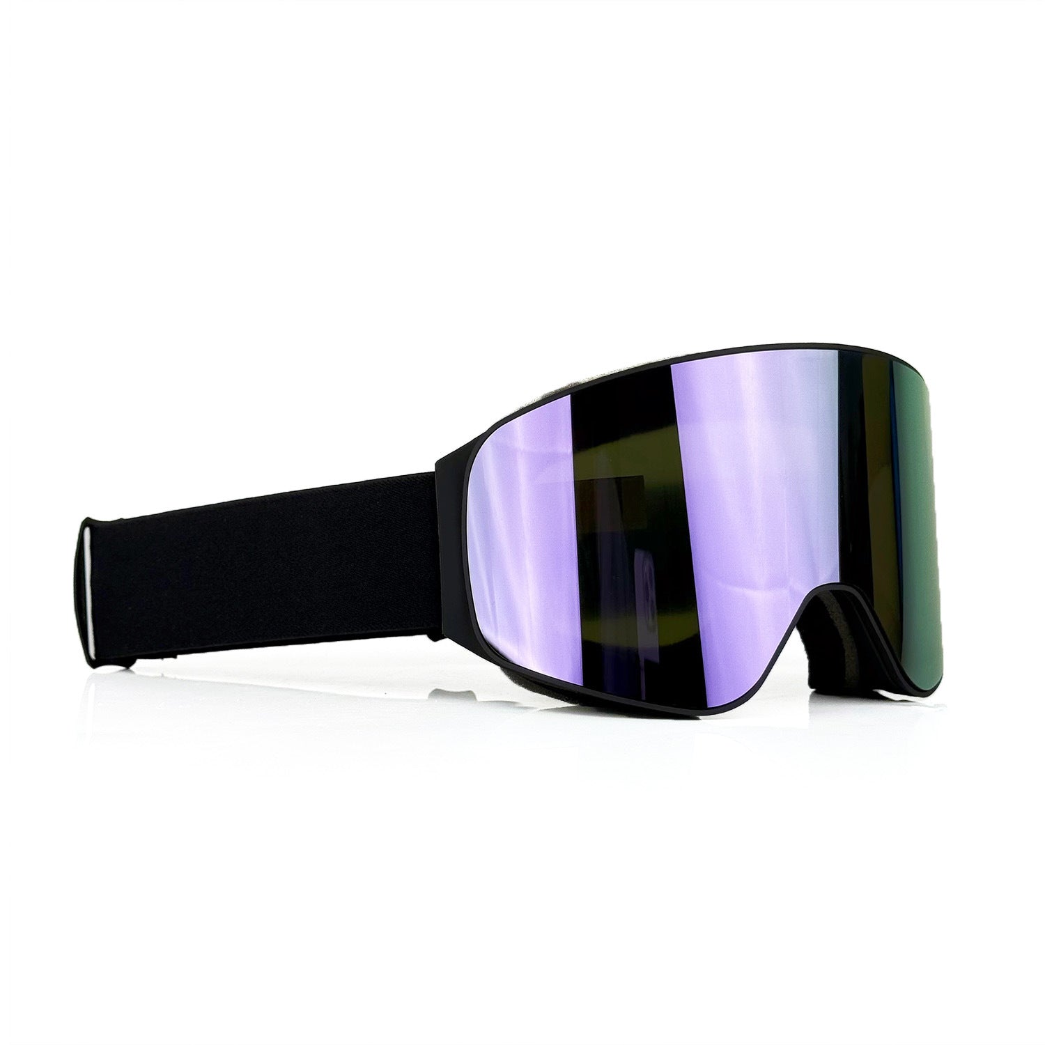 Electroplated magnetic double-layer anti-fog motorcycle goggles-H61