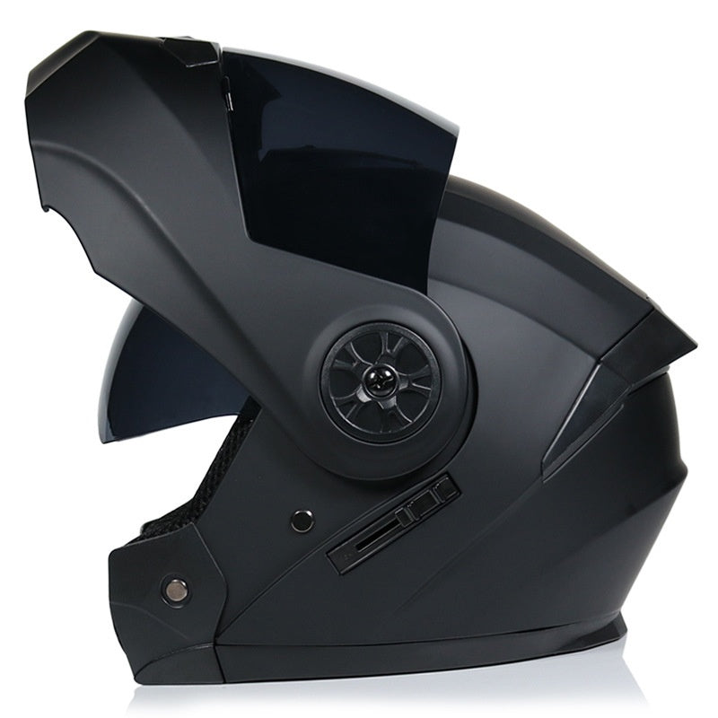 Dual-lens flip-up helmet anti-fog-I187