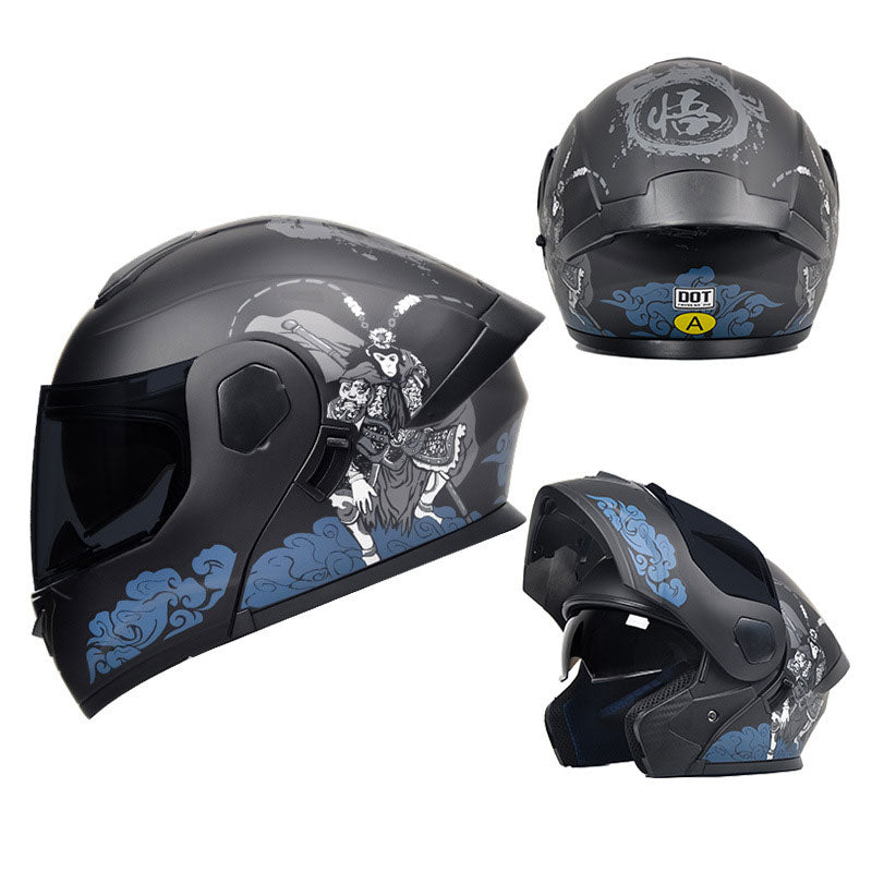 Monkey King Modular Motorcycle Helmet-I87