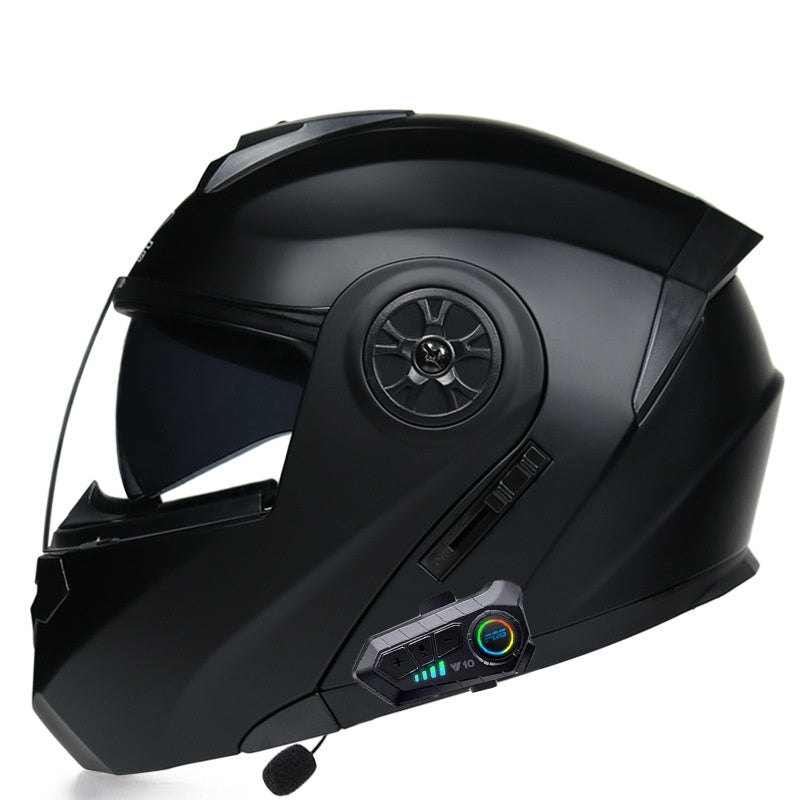 Dual-Visor Bluetooth Flip-Up Motorcycle Helmet - I232