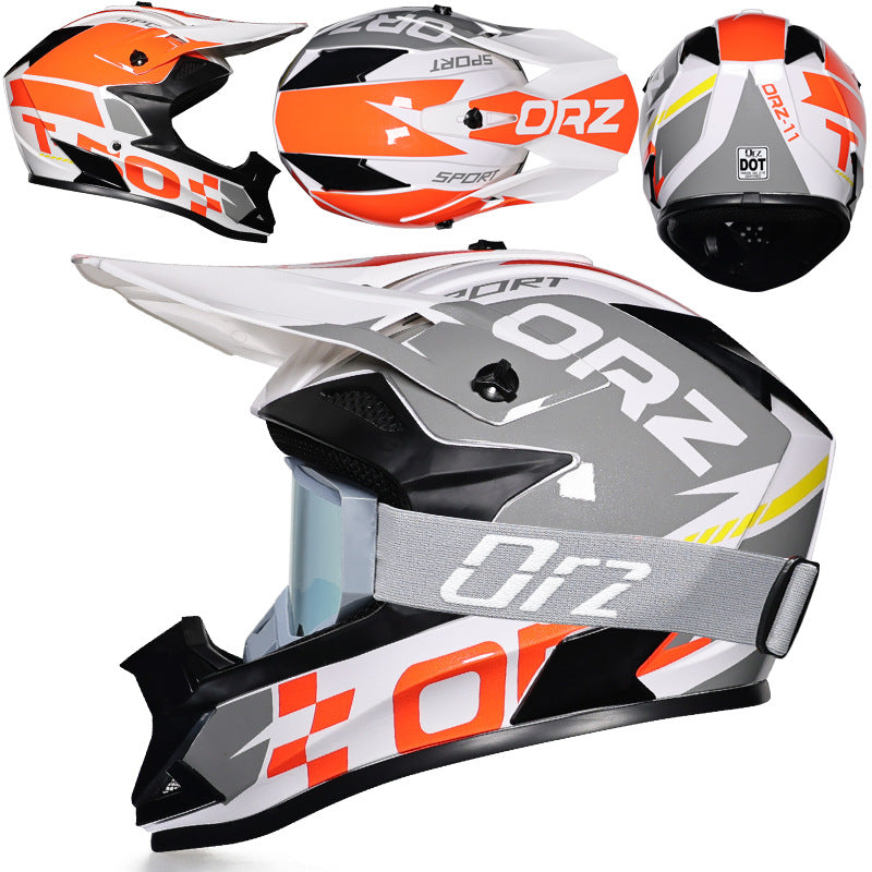 New Breathable Rally/Motocross Racing Helmet-I224