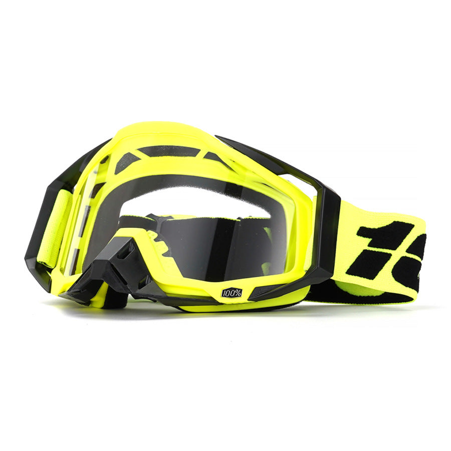 Cool dark green impact-resistant motorcycle goggles-H11