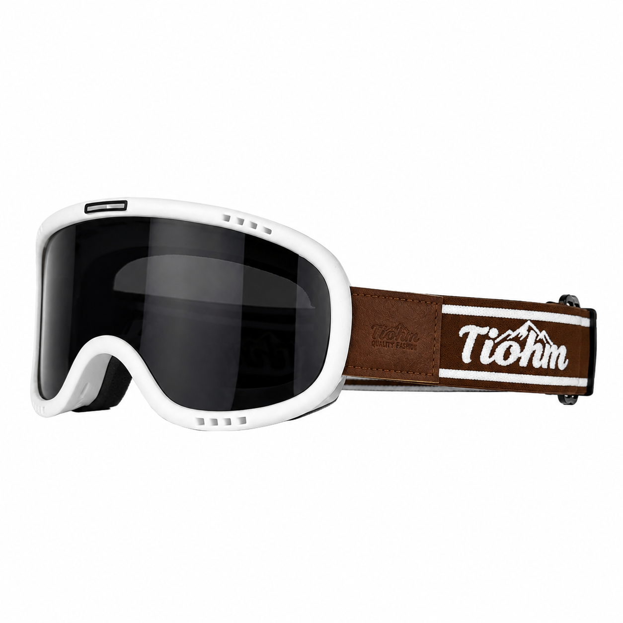 Retro motorcycle helmet with high-definition goggles-H35