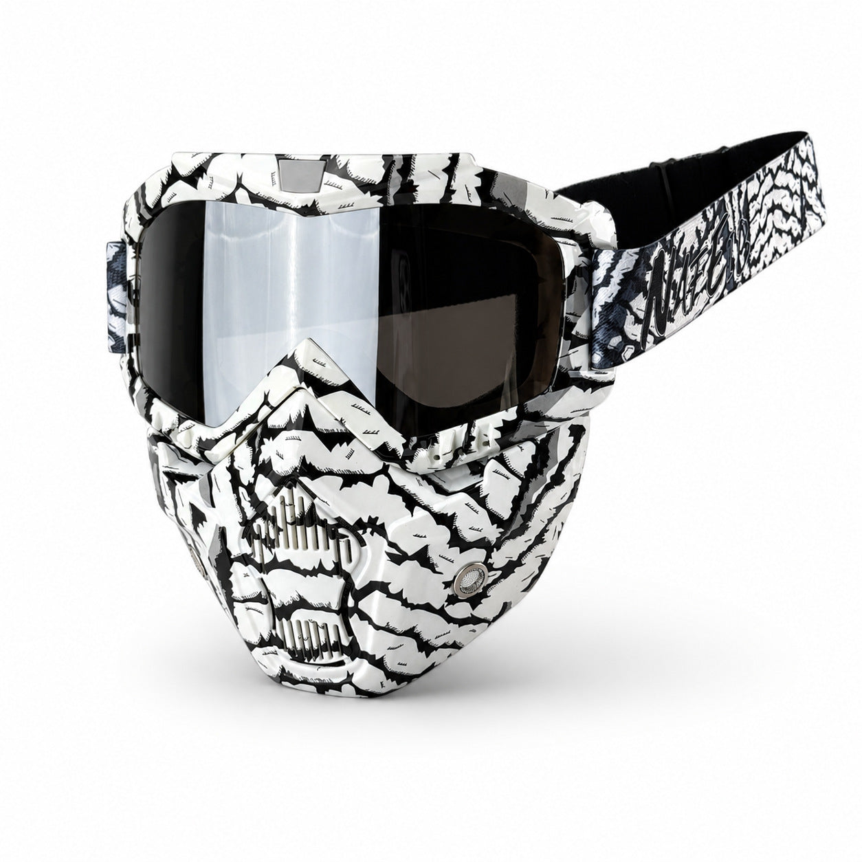Motorcycle Riding Goggles and Protective Face Mask-H02