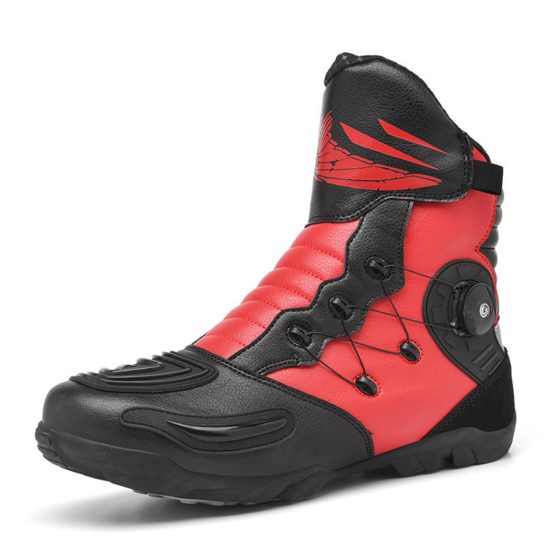 High-top motorcycle riding boots-K134