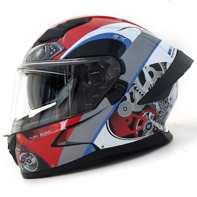 Tech graffiti full-face motorcycle helmet-I48