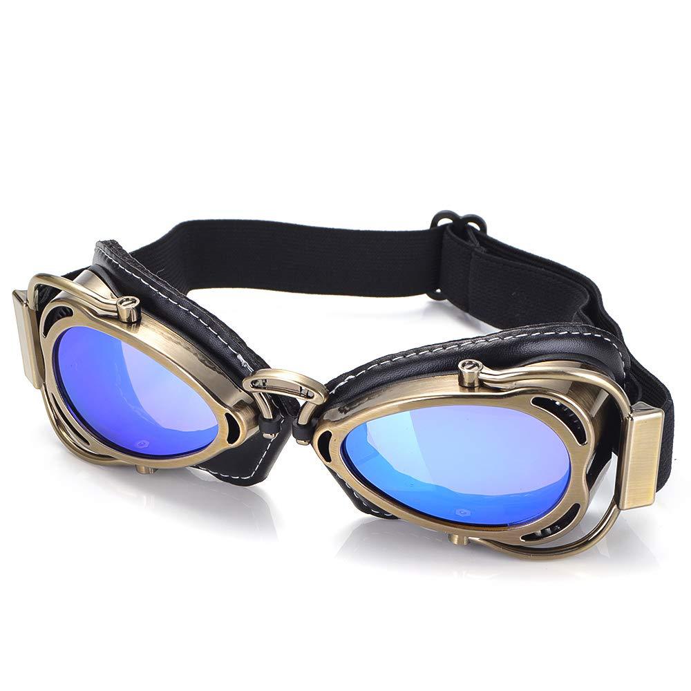Retro motorcycle outdoor racing off-road helmet goggles-H41