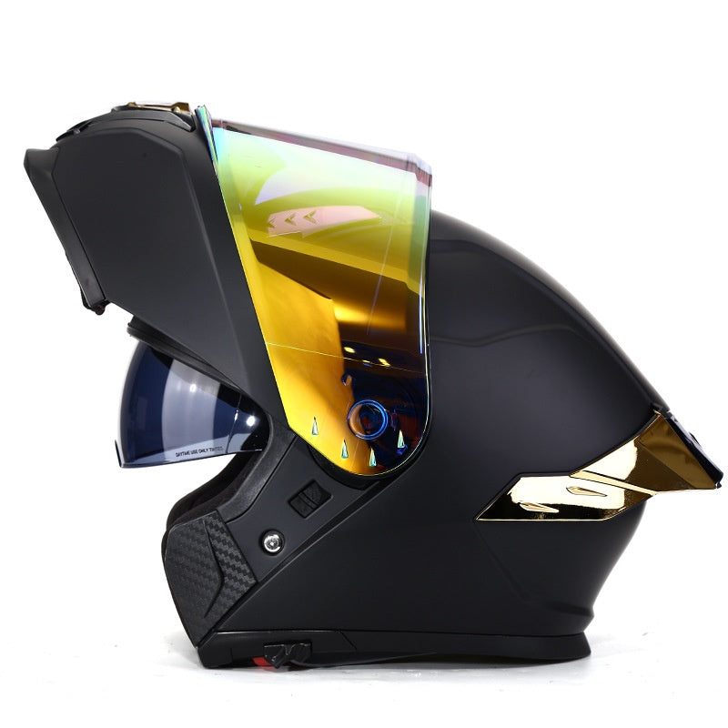 Flip-Up Modular Motorcycle Helmet — Dual Visors-I88