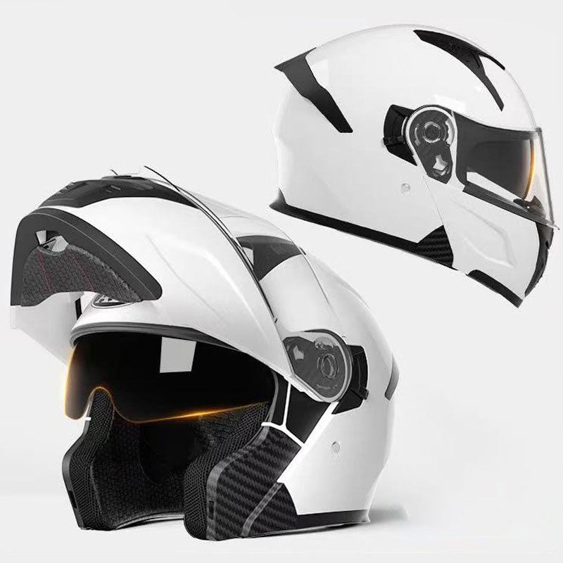 Retro motocross full helmet-I94