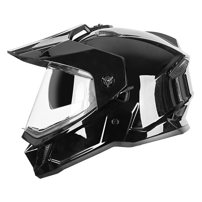 Full-Face Carbon Fiber Adventure Helmet-I107